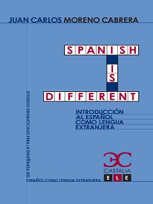cover image of Spanish is different